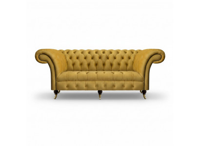 Chesterfield Luxury Furniture Three-Seater Sofa Couch Upholstered Sofa Living Room
