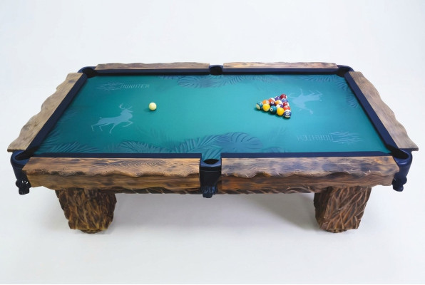Luxury wooden billiard table