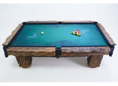 Luxury wooden billiard table