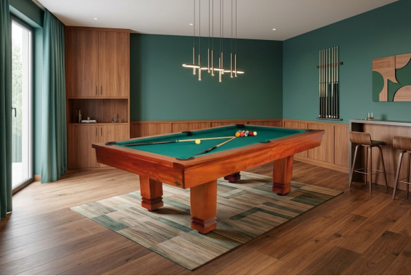 Combined billiard table, multifunctional dining table and game