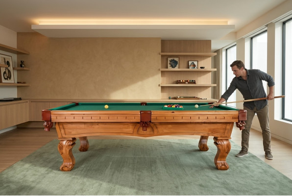 Elegant gaming table Pool table Wooden table 8ft