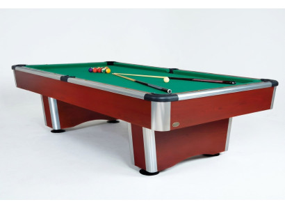 Modern billiard table made of solid wood and aluminum