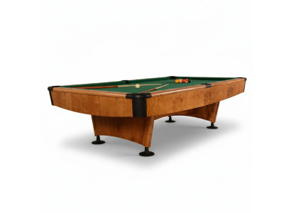 Elegant billiard table made of solid wood