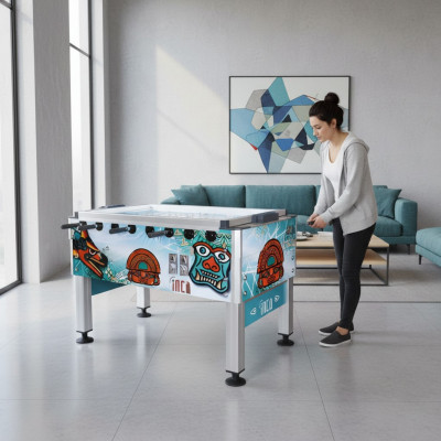 Professional aluminum and MDF foosball table in various colors