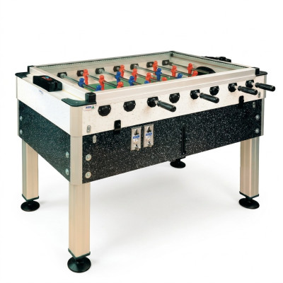 Modern MDF and aluminum black table football