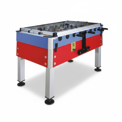 Professional table football red aluminum and MDF