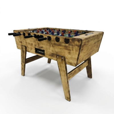 Professional brown wooden table football