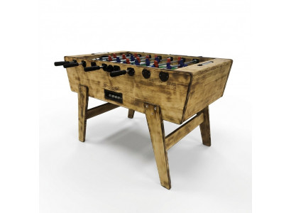 Professional brown wooden table football