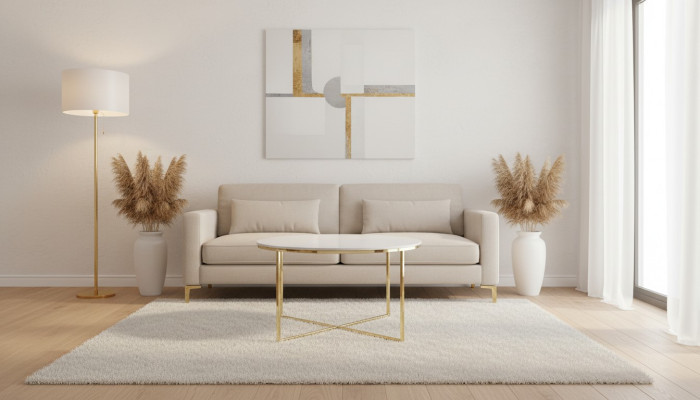 Coffee table, new side table, luxurious table in modern style, living room