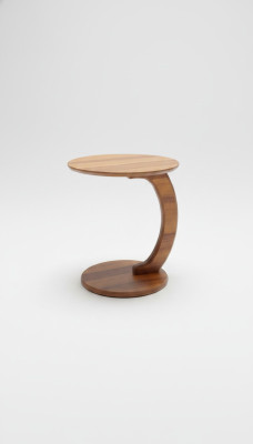 Side table made from high-quality MDF chipboard, brown living room table