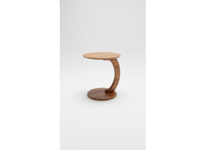 Side table made from high-quality MDF chipboard, brown living room table
