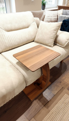 Rectangular side table luxury living room MDF chipboard brown new