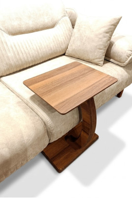 Rectangular side table luxury living room MDF chipboard brown new
