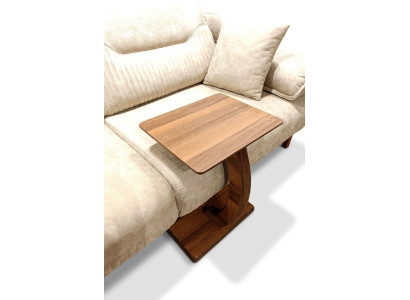 Rectangular side table luxury living room MDF chipboard brown new