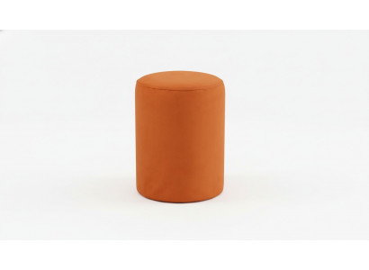Orange-colored stool, new high-quality stool, textile, chipboard.
