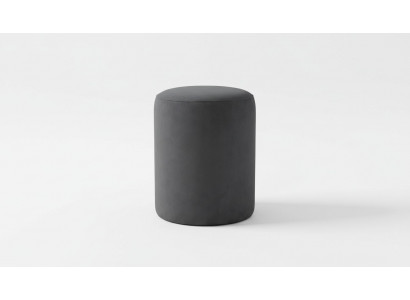 Gray stool living room textile upholstery first-class exclusive furniture