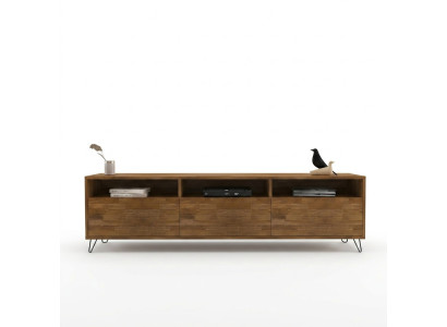 Sturdy Sideboard Living Room 3-Drawer Lowboard Designer TV Stand