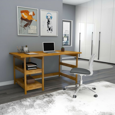 Brown office desks designer high-quality wooden table modern desks