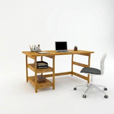 Brown office desks designer high-quality wooden table modern desks