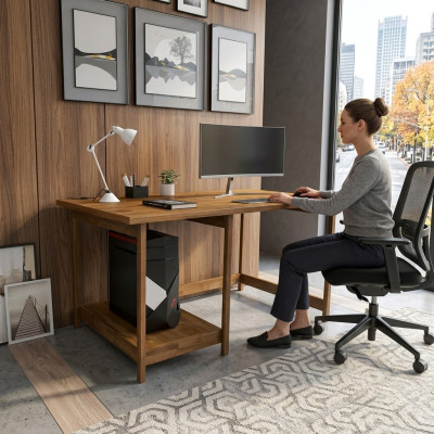 High-quality office furniture Stylish desk Modern wood computer tables