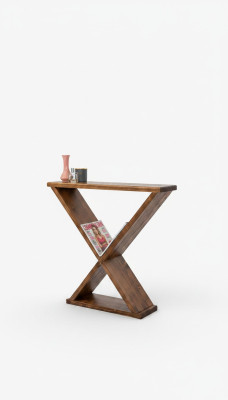 Brown console table modern side furniture luxurious robust table