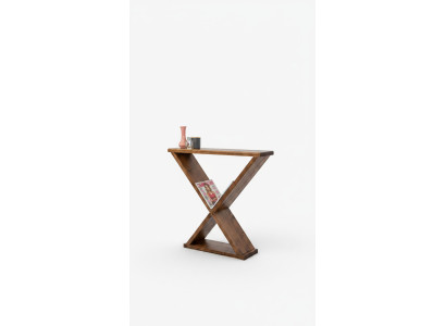Brown console table modern side furniture luxurious robust table
