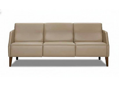 Beige living room two-seater upholstered furniture modern fabric couch 2-seater