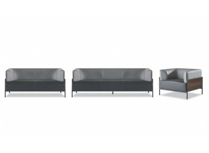 Multifunctional Sofa Set Leather Sofa Modern Wood Easy Care Solid Color