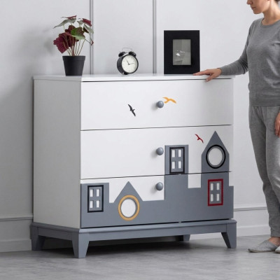 Modern dresser chest wooden furniture bedroom new furnishings