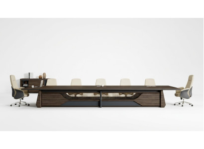 Brown modern leather couch, designer living room three-seater designer furniture