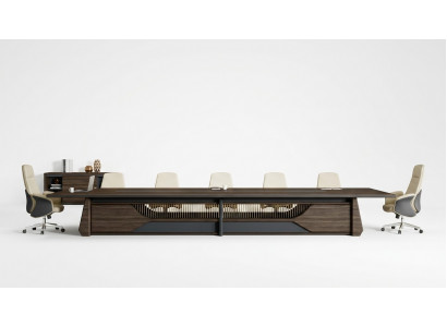 Brown modern leather couch, designer living room three-seater designer furniture