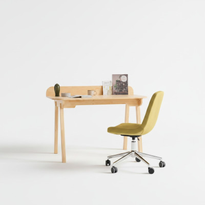 Compact Beige Laptop Desk Designer Computer Tables Office Furniture