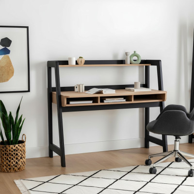 Black-Brown Laptop Table Designer Office Furniture Home Office Tables