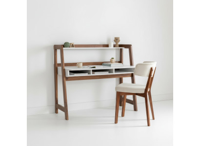 Chic home office desk designer computer tables robust wooden furniture