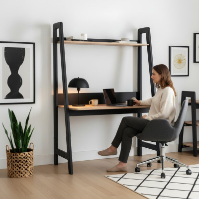 High-quality computer desk designer study room laptop table wood furniture