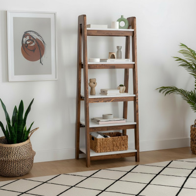 Dark brown bookshelf wall shelves office shelves standing shelf filing cabinet