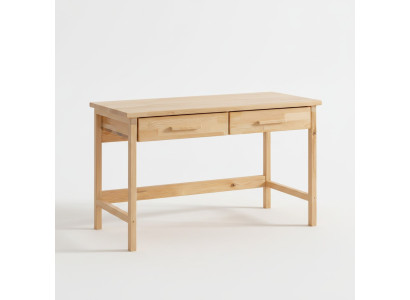 Stylish Beige Desk Modern Filing Table Luxury Wood Furniture