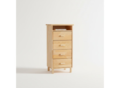 Modern beige living room dresser, luxurious sideboard, wooden sideboard.