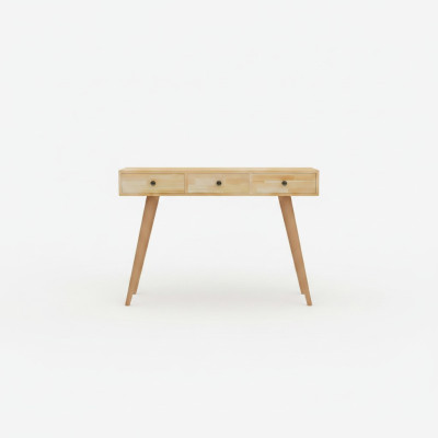 Modern high-quality console table beige wooden table living room designer furniture