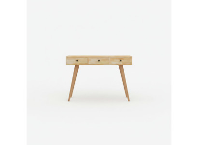 Modern high-quality console table beige wooden table living room designer furniture