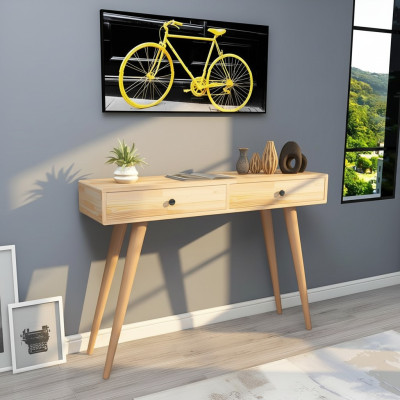 High-quality Beige Console Table Design Wood Table Console Console Tables