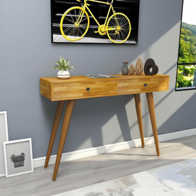 High-quality brown console table design wood table console console tables