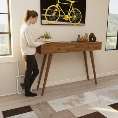 Modern high-quality brown console table design wood table console console tables