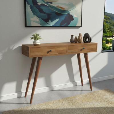 Modern high-quality brown console table design wood table console console tables