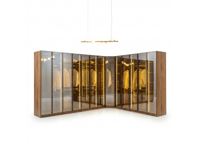 Luxus Glas Kleiderschrank Begehbarer Schrank Ankleideschränke Ankleide