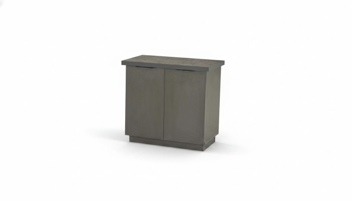 Sideboard Modern Design Style Office Grey Plain File Cabinet