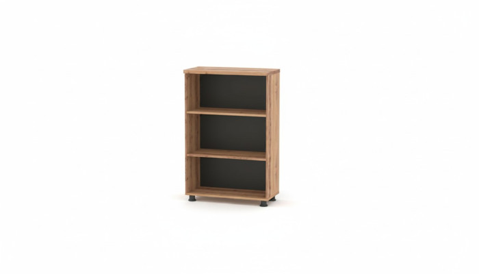 File cabinet, insert shelf, black brown, two-tone, modern study