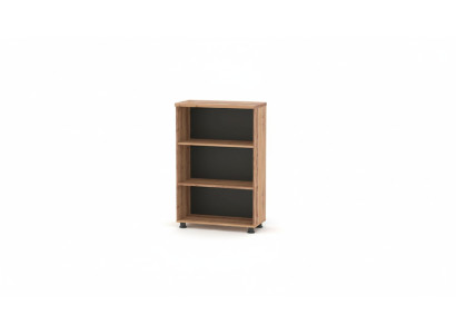 File cabinet, insert shelf, black brown, two-tone, modern study