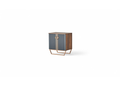 Two-tone Brown Gray Sideboard Filing Cabinet Office Modern Design