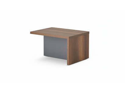 Coffee table brown grey two-tone rectangular shape modern study